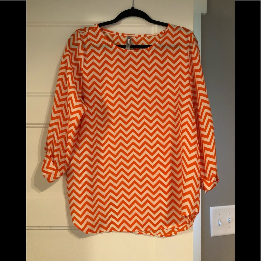 Chevron Stripes Blouse